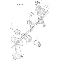 Ricambi Makita per Avvitatore a Batteria 8281D