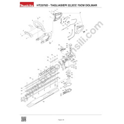 Dolmar Spare Parts for Petrol Hedge Trimmer HT2375D