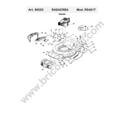 Ama Spare Parts for Push Lawnmower RS461T