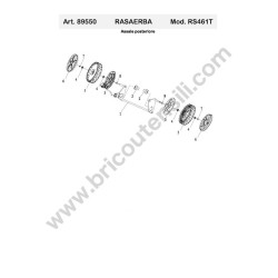 Ama Spare Parts for Push Lawnmower RS461T