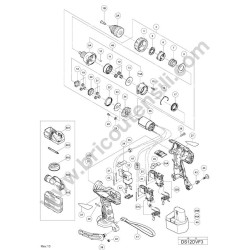 Ricambi Hitachi per Trapano Avvitatore a Batteria DS12DVF3