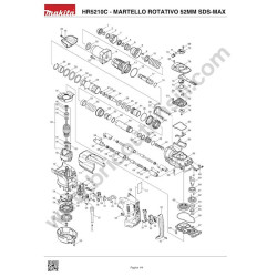 Makita Spare Parts for Rotary Hammer HR5210C