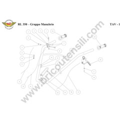 Ricambi Alpina per Motosega A 305