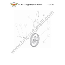 Meccanica Benassi Spare Parts for Motorhoe RL 350