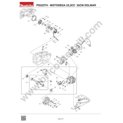 Dolmar Spare Parts for Chainsaw PS222TH