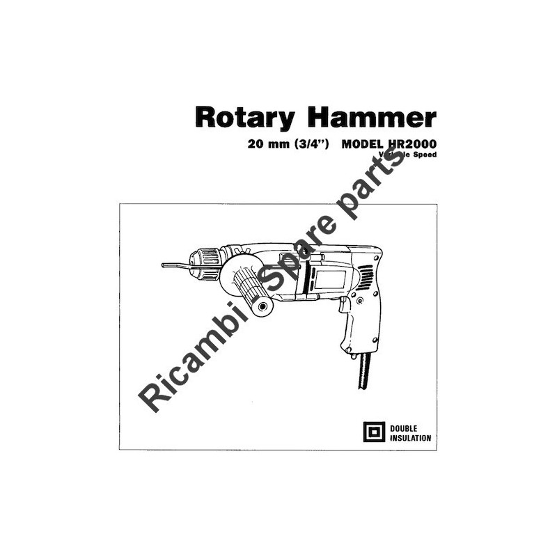 Ricambi Makita per Martello Tassellatore HR2000