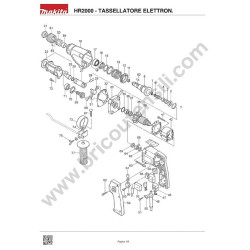 Ricambi Makita per Martello Tassellatore HR2000