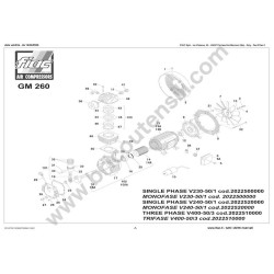 Spare Parts for Pump Unit FIAC GM 260