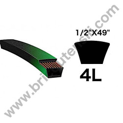 Cinghia GATES 4L 6849 per Motozappa Meccanica Benassi RL 7