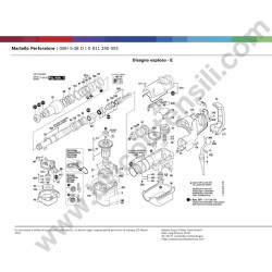 Bosch Spare Parts for Hammer GBH 5-38 D
