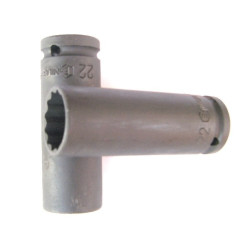 Polygonal sockets Long "IMPACT" 1/2"