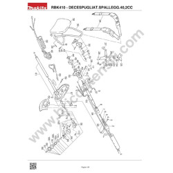 Ricambi Makita per Decespugliatore Spalleggiato RBK410