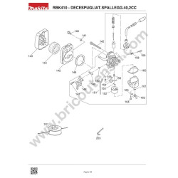Makita Spare Parts for Backpack Bruschcutter RBK410
