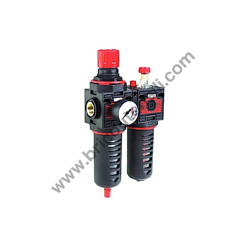 Modular Pressure Regulator Set 3/8'' with Pressure Gauge