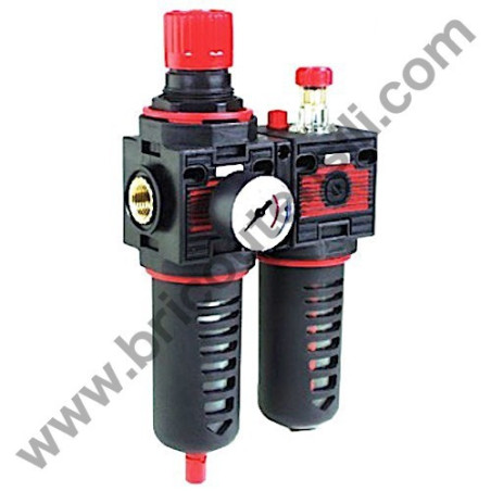 Modular Pressure Regulator Set 3/8'' with Pressure Gauge