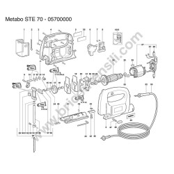 Ricambi Metabo per Smerigliatrici Angolari L 3709-L10-10-LE 9-10