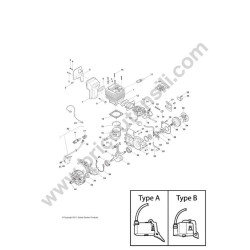 Castor Spare Parts for Chain Saw CP 3740