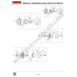 Ricambi Makita per Decespugliatore BBK5700