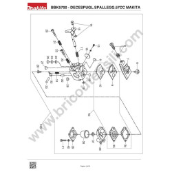Ricambi Makita per Decespugliatore BBK5700