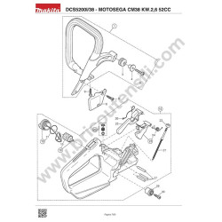 Makita Spare Parts for Chainsaw DCS5200I