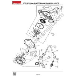 Ricambi Makita per Motosega DCS5200I