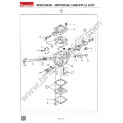 Makita Spare Parts for Chainsaw DCS5200I