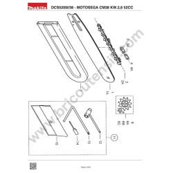 Makita Spare Parts for Chainsaw DCS5200I