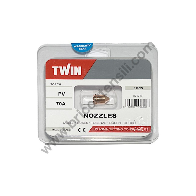 Nozzles 5Pcs Set for Telwin Superior Plasma 70