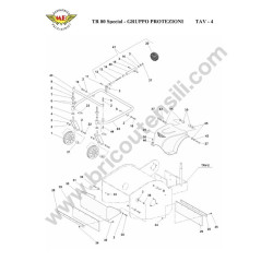Ricambi Meccanica Benassi per Trinciasarmenti TR 80 Special