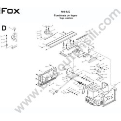 Ricambi Fox per Combinata per Legno F60150