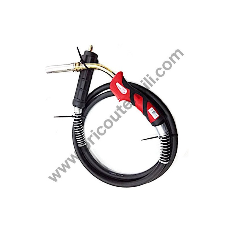 Torcia MIG MT 36 3 M 400 A per Saldatrici Telwin SUPERMIG-MASTERMIG