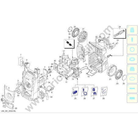 Ricambi Michelin per Idropulitrici PW 1300 B