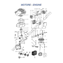 Ama Parts for Self-Propelled Lawnmower LT 46H TEKNICO 75550