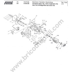 Spare Parts for Mitre Saw Femi 911 - 8436028