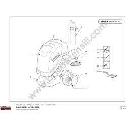Lavor Original Parts for Pressure Cleaner XTR 1007 8.052.0814 - Diagram - 1