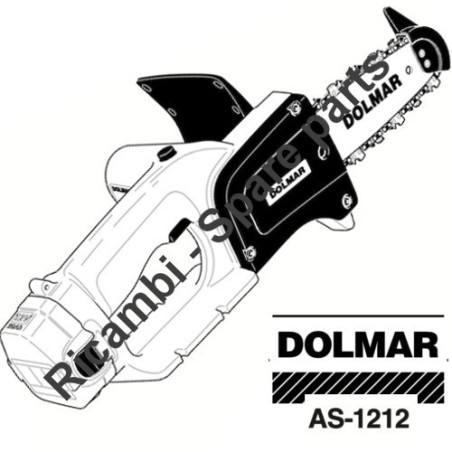 Dolmar Spare Parts for 12V Battery Chainsaw AS-1212