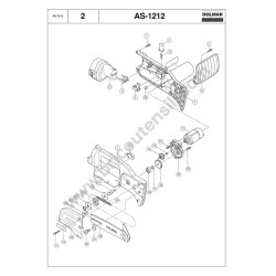 Dolmar Spare Parts for 12V Battery Chainsaw AS-1212