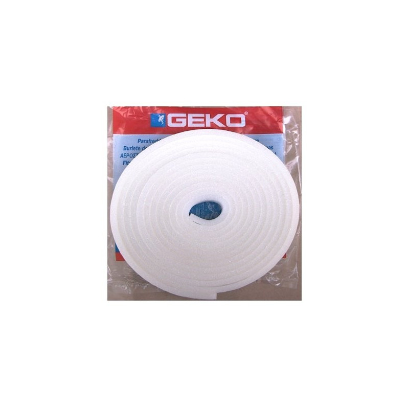 Draft excluder in Sponge White 20x8