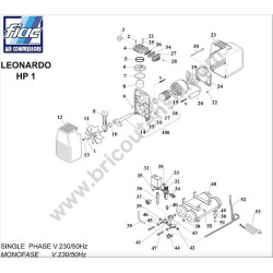 Ricambi Fiac per Compressore LEONARDO HP 1