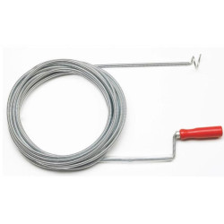 Hooked pipe clearer 7 mt