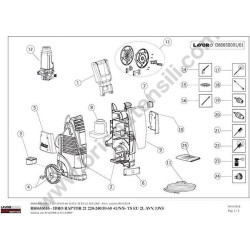 Lavor Original Parts for Pressure Cleaner Idro Raptor