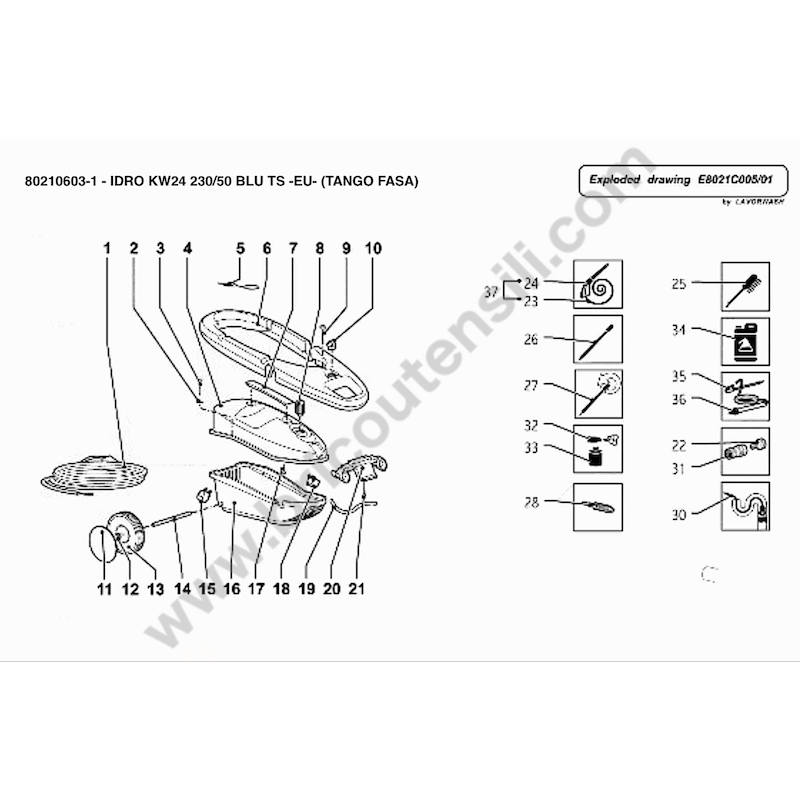 FASA Original Parts for Pressure Cleaner TANGO 24