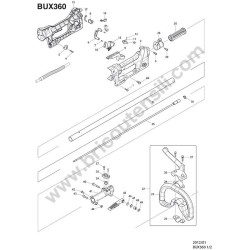 Makita Spare Parts for Cordless Multi Function BUX360