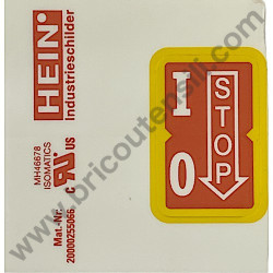 Sticky Label for Petrol Chainsaw Makita DCS52/45 - DCS5200I