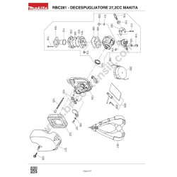 Ricambi Makita per Decespugliatore RBC281