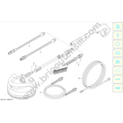Michelin Oceania Parts for Pressure Washer MPX 160 RBP
