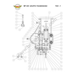 Ricambi Meccanica Benassi per Motocoltivatore MF 223 REVERSO
