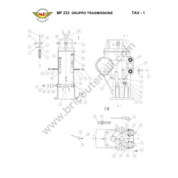 Ricambi Meccanica Benassi per Motocoltivatore MF 223 REVERSO
