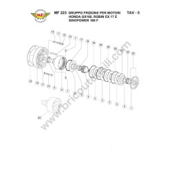 Ricambi Meccanica Benassi per Motocoltivatore MF 223 REVERSO