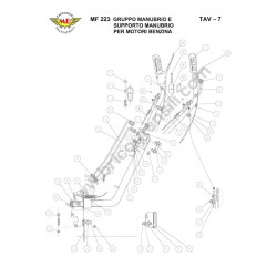 Meccanica Benassi Parts for Motocultivator MF 223 Reverso